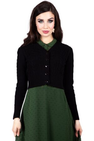 Voodoo Vixen Strickjacke Mabel Cropped Cardigan