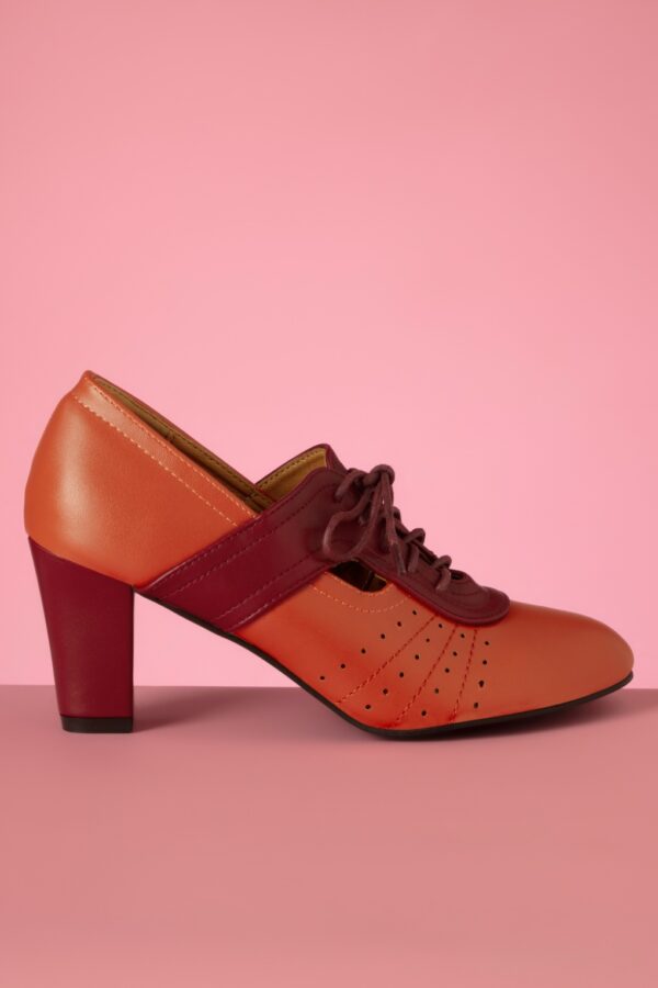 Woodland Vibes Heels in Burgund