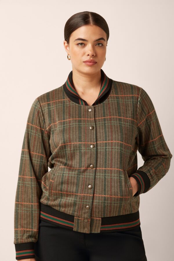 Cleo Luton Jacke in Schwarz und Multi