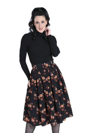 Hell Bunny A-Linien-Rock Orla Vintage Skirt