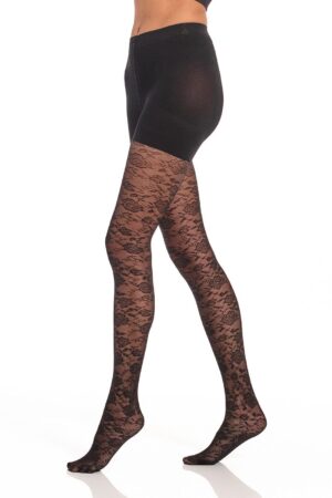 MAGIC Bodyfashion Shaping-Strumpfhose mit floralem Muster