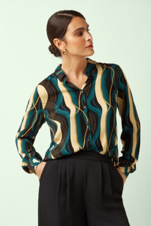 Maisie Elysse Bluse in Schwarz