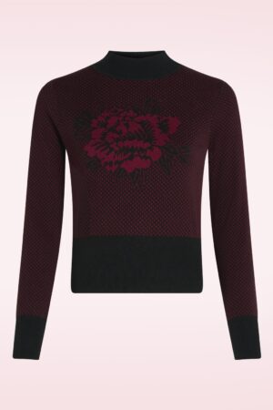 Nilde Avery Oberteil in Weinrot