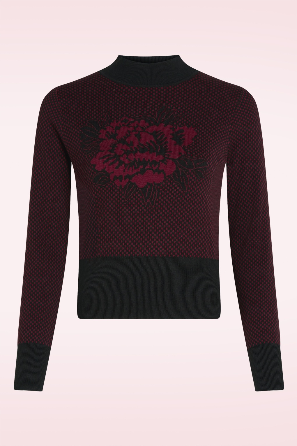 Nilde Avery Oberteil in Weinrot