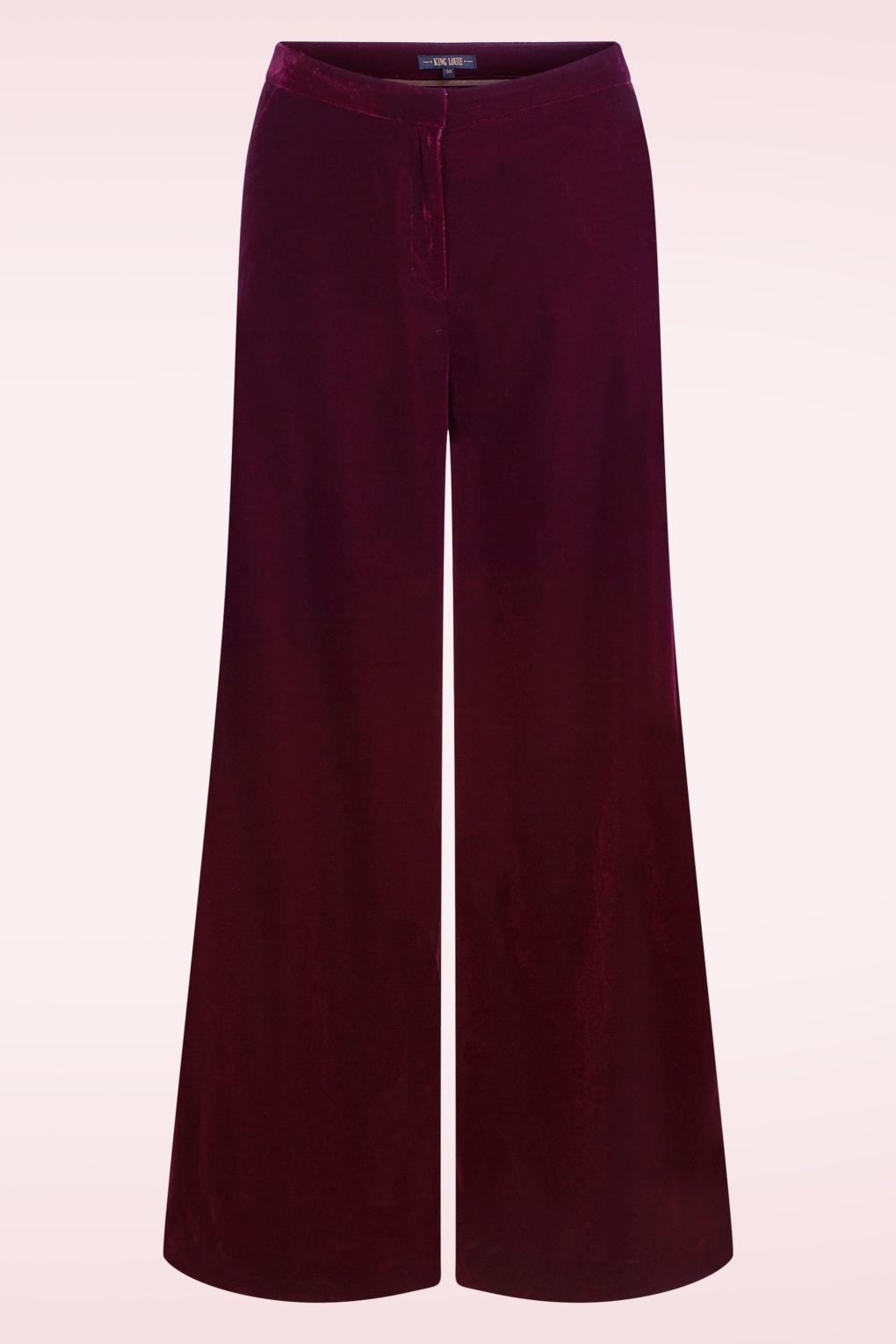 Peppa Gamine Samthose in Bordeaux Rot