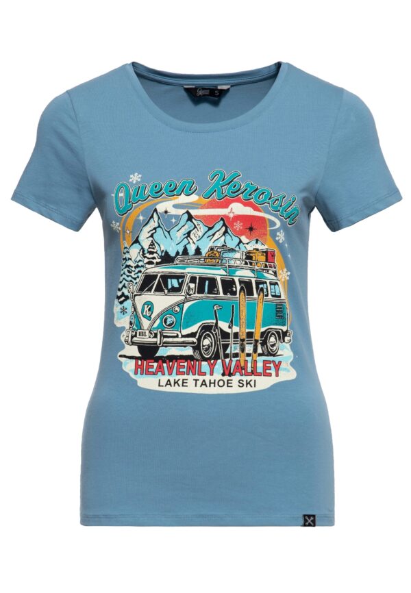 QueenKerosin T-Shirt Heavenly Valley (1-tlg) mit
