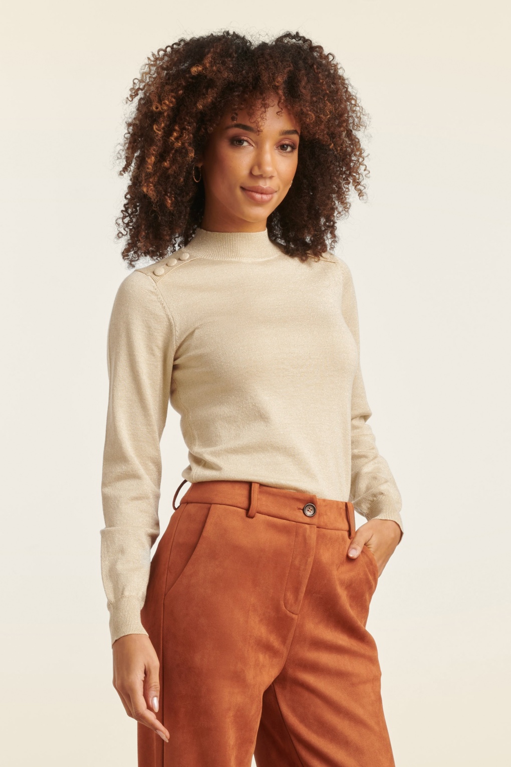 Sierra Sparkling Stricktop in Sand