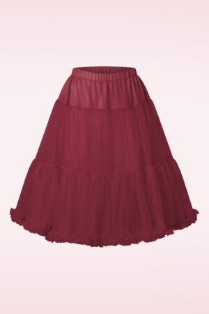 The Penelope Petticoat in Weinrot
