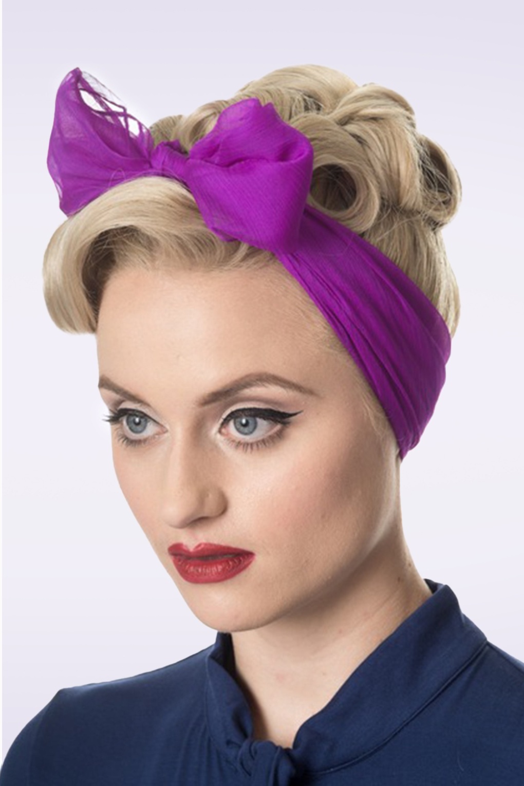 Anna Haarband in Lila