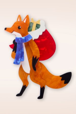 Freddy the Fox Brosche