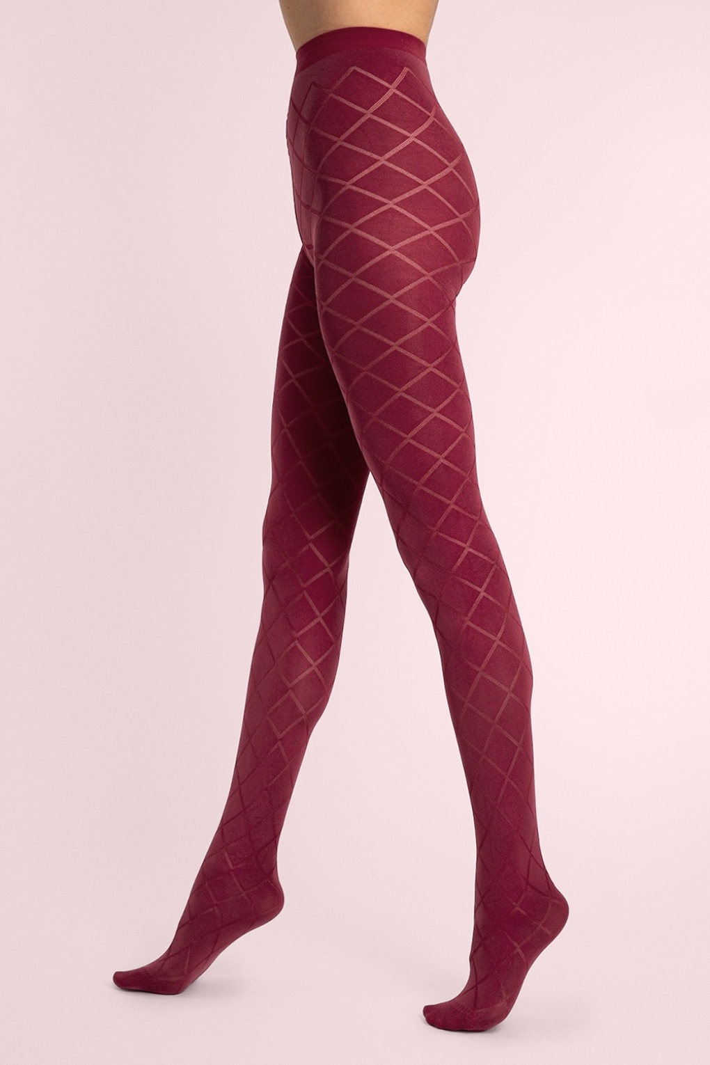 Fusil Strumpfhose in Kirschrot