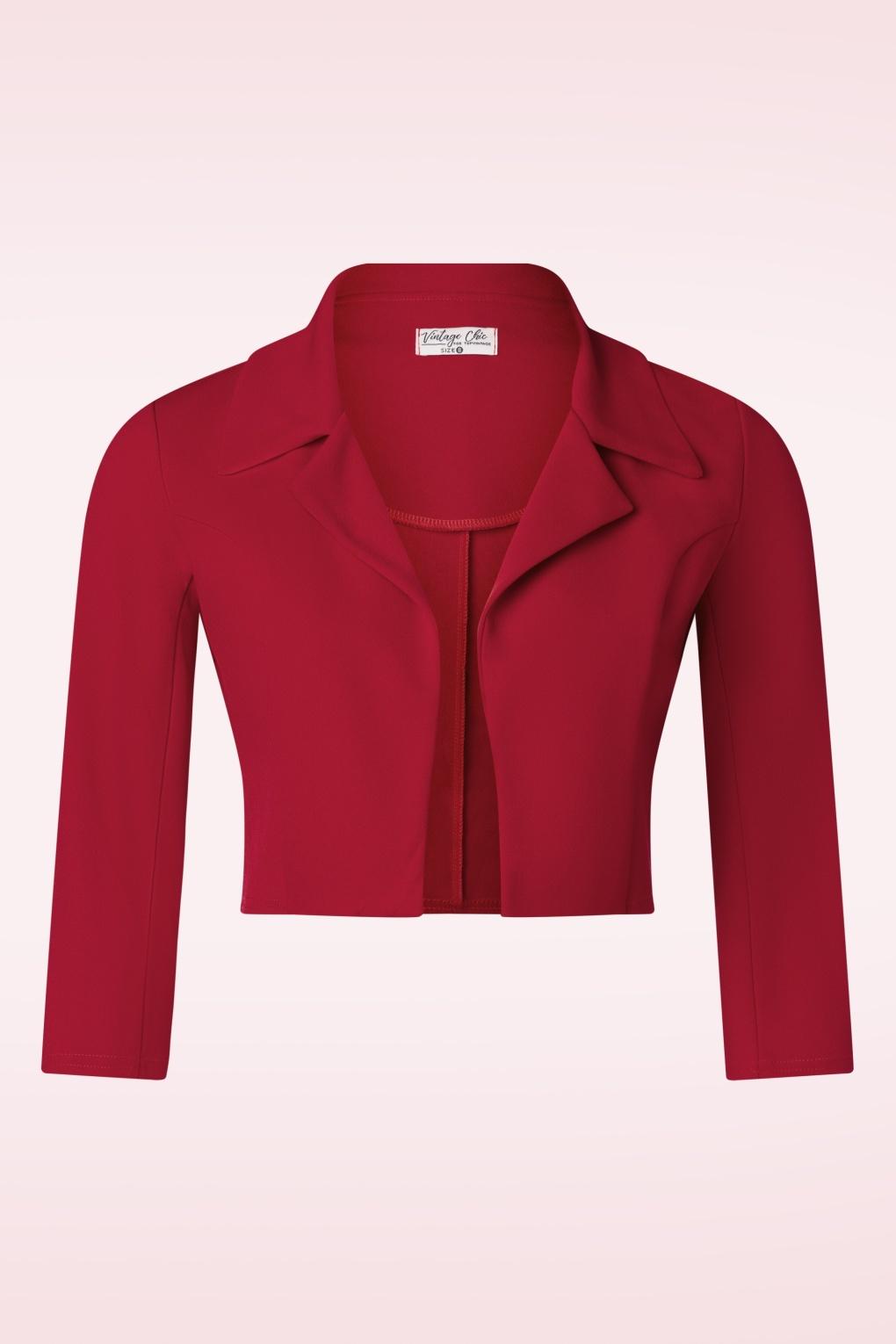 Jackie Bolero Blazer in Rot