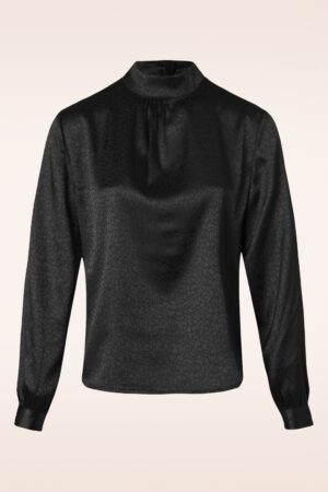 Natalie Bluse in Schwarz