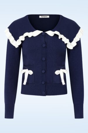 Petite Charm Cardigan in Marineblau