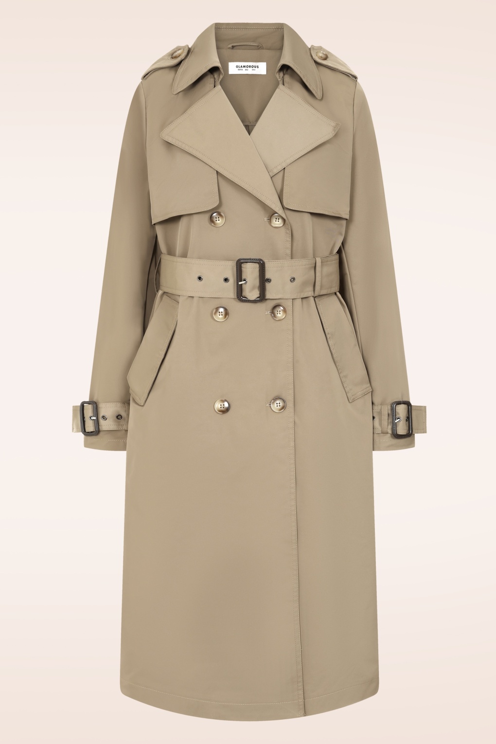 Soft Command Trenchcoat in dunklem Taupe