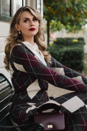 Virginia Cardigan in Dunkelgrau