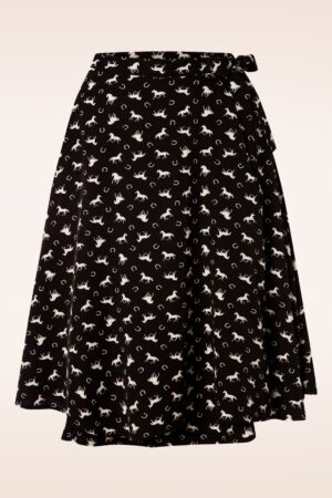 Wild Horses Wickelrock in Schwarz