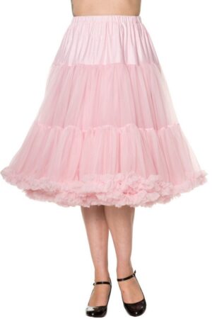 Banned Unterrock Lifeforms Rosa Light Pink Rockabilly Swing Unterrock