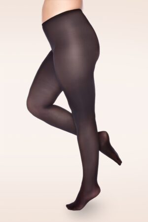 Curvy Super Stretch Strumpfhose in Schwarz
