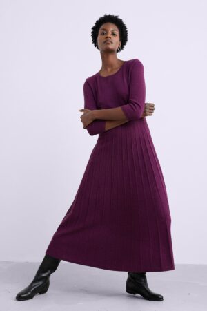 Folk Song Midikleid in Amethyst