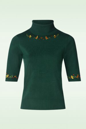 Heritage Scandi Pullover in Grün
