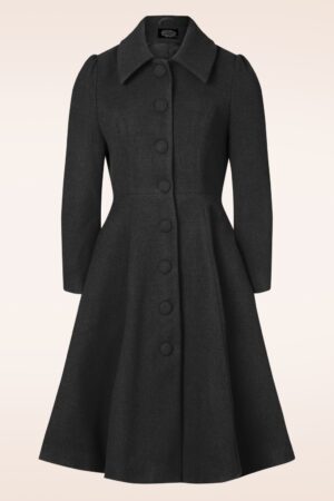 Isabella Swingmantel in Schwarz ~ exklusiv bei Topvintage