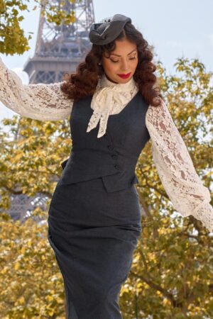 Mathilde Lee Weste in Mitternachtsblau