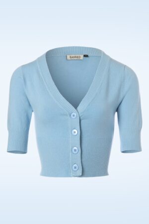 Overload-Cardigan in Babyblau