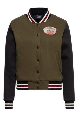 QueenKerosin Collegejacke Heartbreak Garage (1-St) mit Innenfutter