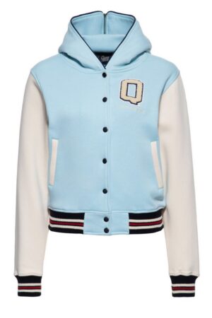 QueenKerosin Collegejacke Sweet & Speed (1-St) mit 2-in-1 Kapuze