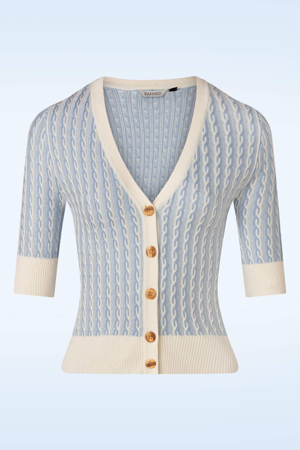 Regatta Race Strickjacke mit Streifen in Blau