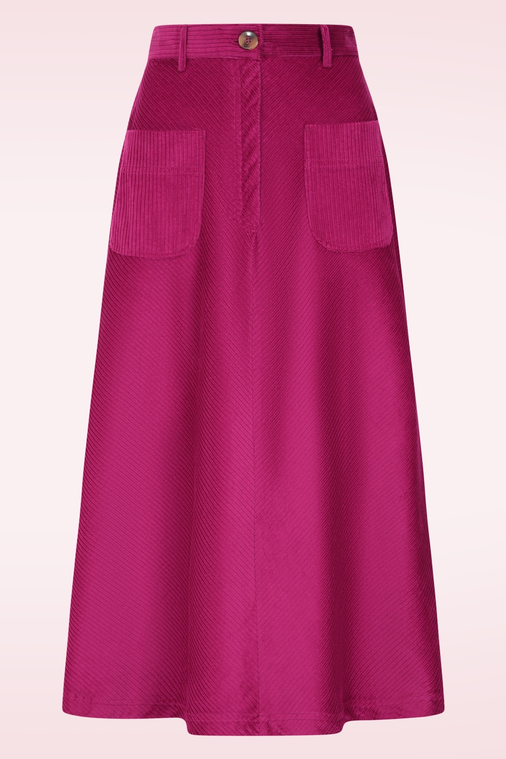 Sabrina Langer Cordrock in Kirschrot