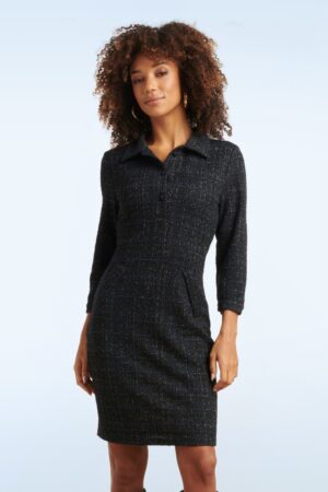 Sienna Classic Dress in Marineblau