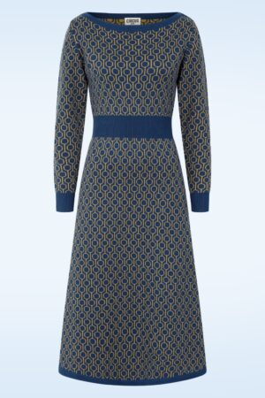 Teellis Strickkleid in Blau