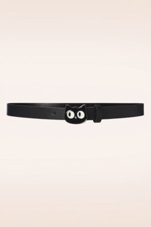 Addis The Cat Gürtel in Schwarz