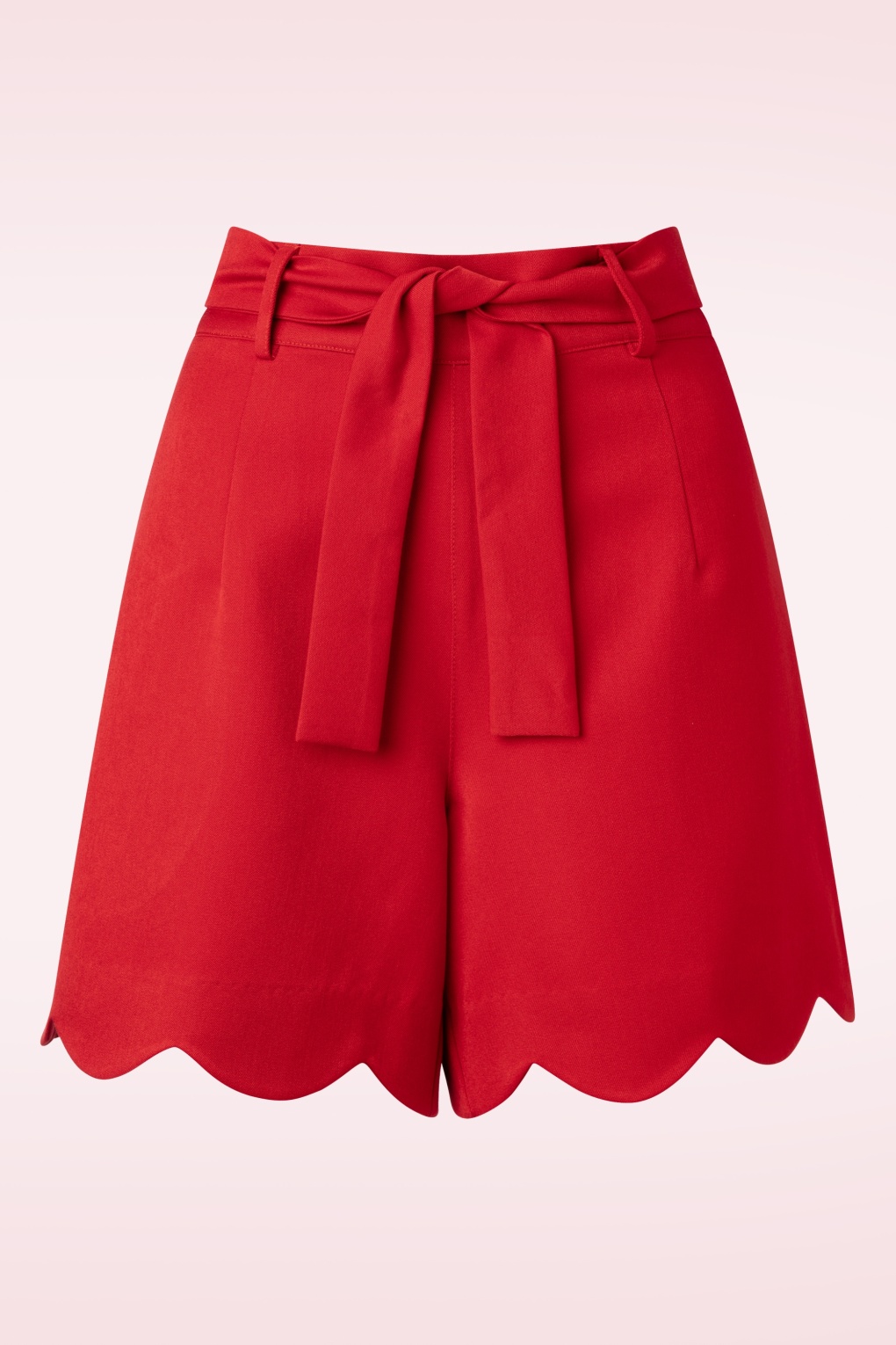 Ahoy Scallop Shorts in Rot
