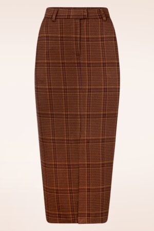 Alba Midi-Karorock in Ziegelbraun