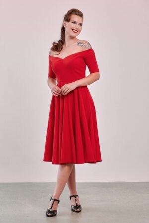 Amalia Swingkleid in Rot