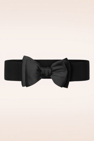 Bella Bow Gürtel in Schwarz