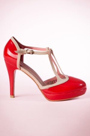 Betty Pumps in Rot