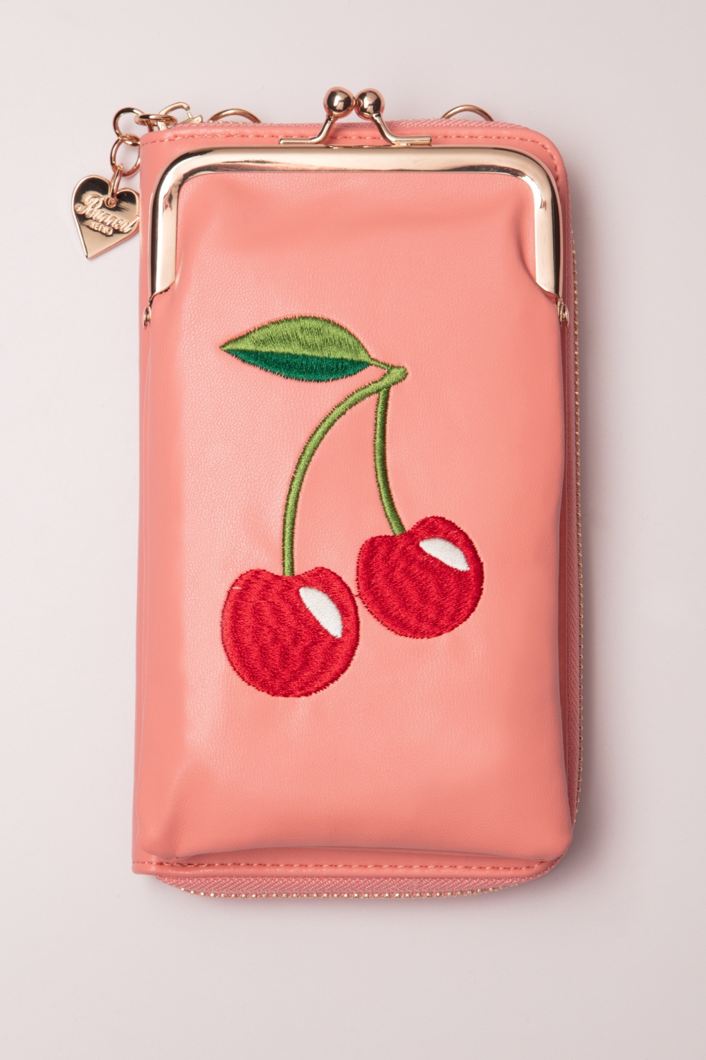 Cherry Pie Handytasche in Korallenrosa