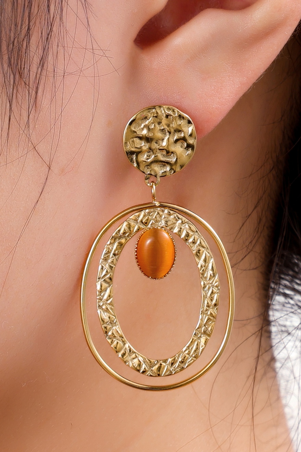 Claudia Ohrringe in Gold