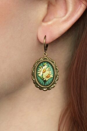 Daisy Ohrringe in Gold