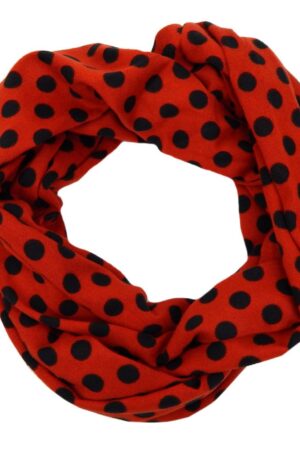 Ella Jonte Loop, mit Punkte Rockabilly Strickloop Viskose