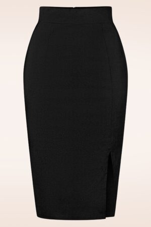 Exklusiv bei Topvintage ~ Bleistiftrock Eleonora in Schwarz
