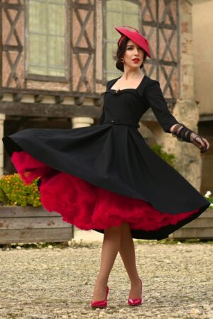Exklusiv bei Topvintage ~ Die Penelope Petticoat in Ravishing Rot