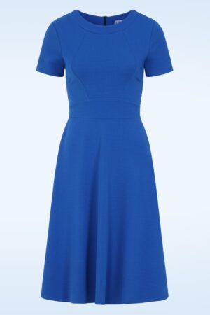 Exklusiv bei Topvintage ~ Julie Swingkleid in Königsblau