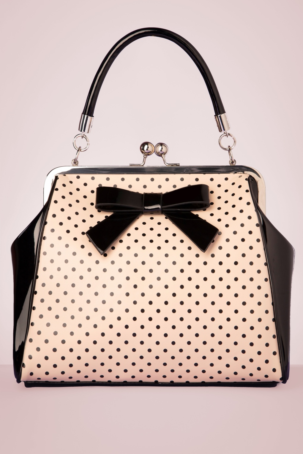 Frances Polka Star Bag in Schwarz und Blush
