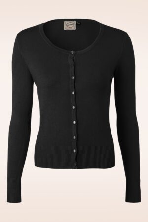 Getaway-Strickjacke in Schwarz