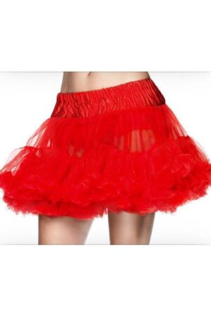 Leg Avenue Kostüm Petticoat Tüll rot - Rock für Faschingskostüm, Ideales Accessoire für sexy Kostüme und 50er/60er Jahre Look